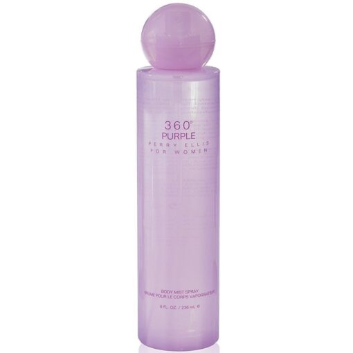 360 Purple By Perry Ellis For Women Body Mist 8 Oz