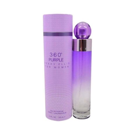 360 Purple Perry Ellis Women 3.4 Oz 3.3 Edp Perfume Spray