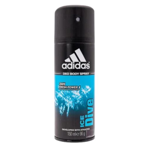 Adidas Ice Dive 5 oz Deodorant Body Spray for Men New In Can
