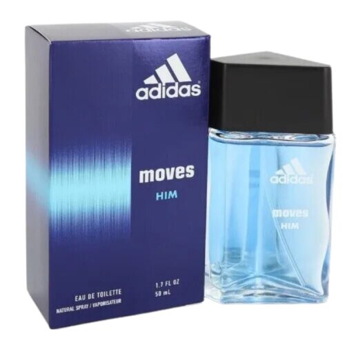 Adidas Moves 1.6 oz EDT Cologne for Men New In Box